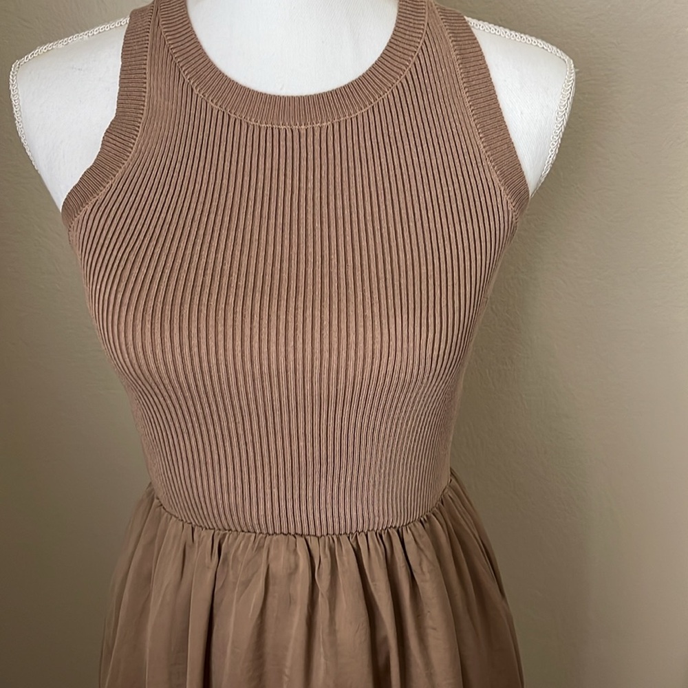 Blu Pepper Tan Sleeveless Maxi Dress - Picture 2 of 3